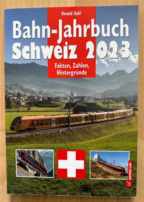 Eisenbahn Buch Bahn Jahrbuch Schweiz 2023 Kaufen Auf Ricardo