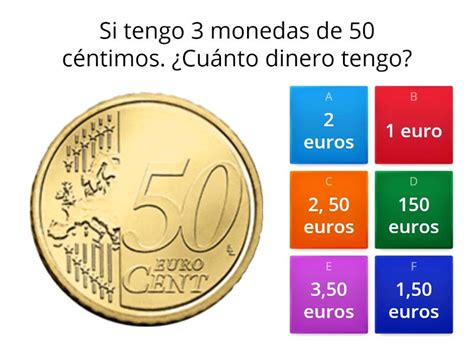 1º 2º PROBLEMAS CON MONEDAS Y BILLETES DE EUROS Cuestionario