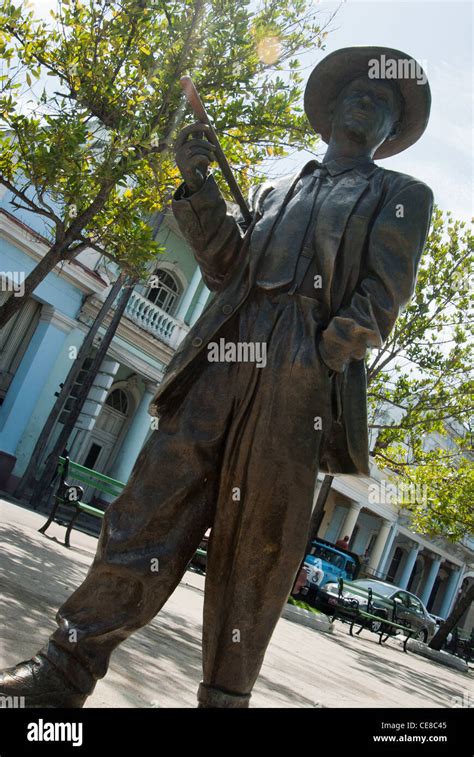 Statue Of Cuban Musician Benny More In Cienfuegos Stock Photo Alamy