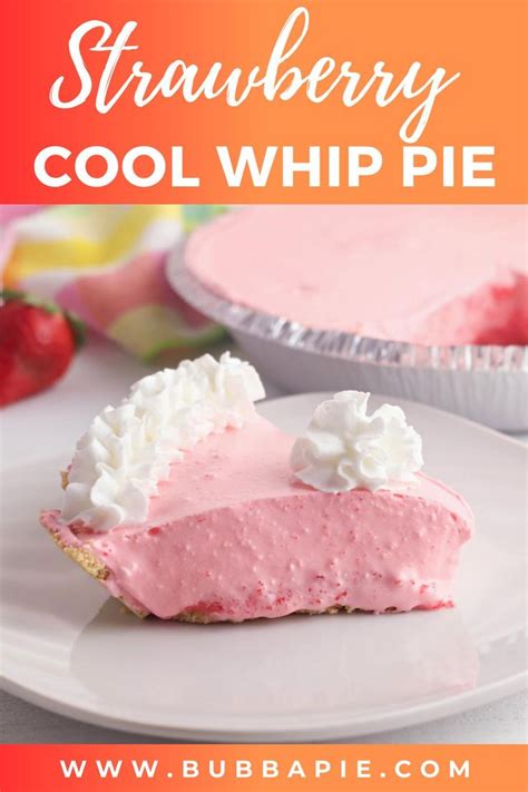 Strawberry Cool Whip Pie [video] Jello Dessert Recipes Cool Whip