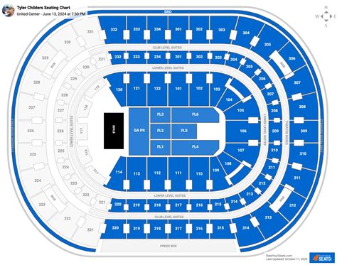 United Center Concert Seating Chart