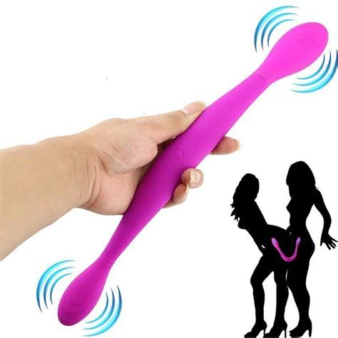 G SPOT VAGINAL ANAL VIBRATOR SEX DILDO BENDABLE DOUBLE ENDED DUAL ENTRY DONG EUR 35 99 PicClick FR