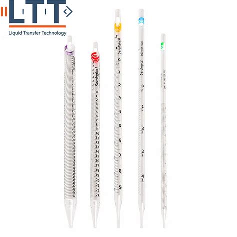 Lab Sterile Disposable Plastic Serological Pipette Standard Pipette