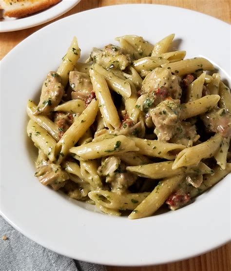 Chicken Pesto Pasta With Sun Dried Tomatoes Amanda Cooks And Styles