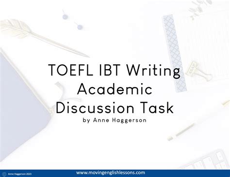 5 Tips To Get A High Score On The TOEFL Academic Discussion Board Task