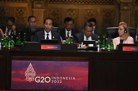 Indonesia Go Id Presiden Joko Widodo Memimpin Pertemuan Puncak G20