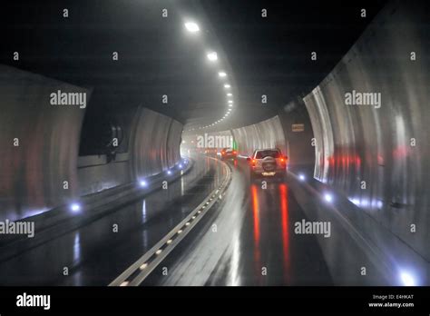 Switzerland The San Bernardino Tunnel Stock Photo Alamy