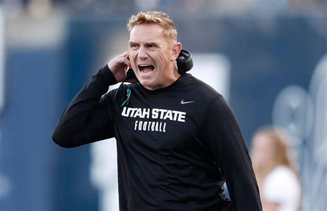 Utah State Intends To Terminate Football Coach Blake Andersons