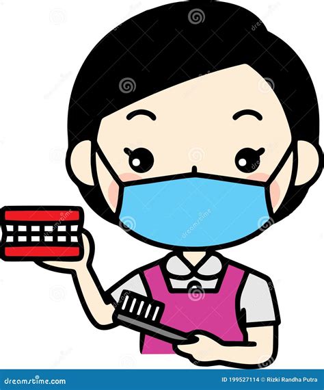 Dentist Wearing Mask Stock Illustrations 155 Dentist Wearing Mask