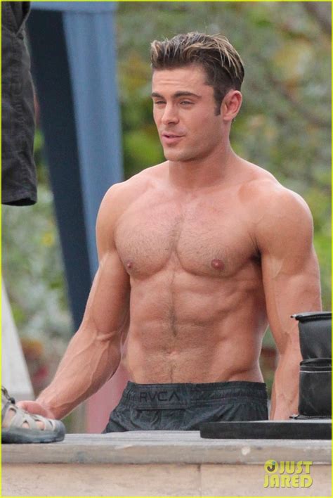 Zac Efron Goes Shirtless For Tarzan Like Baywatch Moment Photo