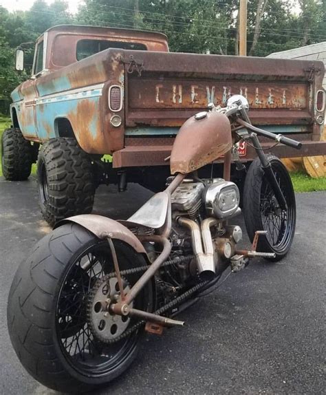 Pin By Chuck E On Rat Rods Bobber Motorcycle Custom Bikes Cafe