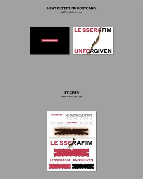 Incoming LE SSERAFIM Unforgiven Sealed Album Sakura Chaewon