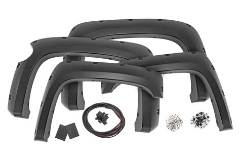 Pocket Fender Flares 59 Bed Chevy Silverado 1500 07 13 Rough
