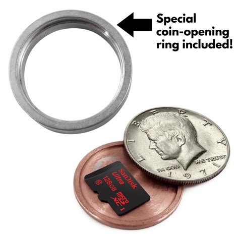 Microsd Hidden Hollow Covert Spy Coin Authentic International And Us