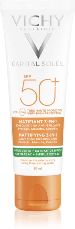 Vichy Capital Soleil Mattifying 3 In 1 Crema Protettiva Opacizzante