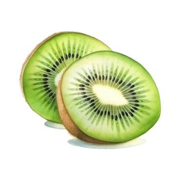 Watercolor Kiwi Fruit Kiwi Watercolor Fruit PNG Transparent Image