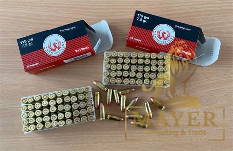 9x19 Ammunition - New Production - MCT Defense - New and Military ...