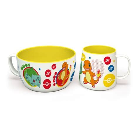 Coffret Petit Déjeuner Starters Pokémon Ppikachu Kanto Merchoid France