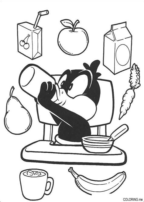 Baby Daffy Duck Coloring Pages Imagui