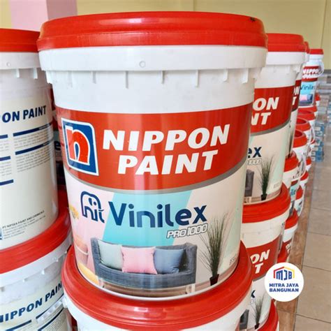 Jual Cat Tembok Vinilex Pro Kg Warna Nippon Paint Interior