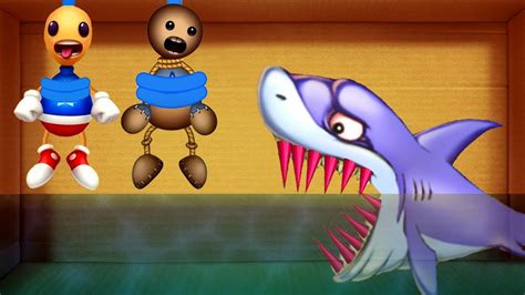 Hungry Shark Vs Buddyman Kick The Buddy Vs Kick The Buddy Forever