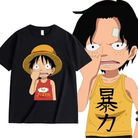 Mua O Thun Tay En One Piece Luffy Zoro Ace Law C T Nh Hot Nh T Hi N Nay Gi R Nh T