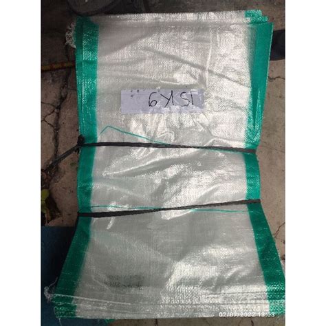 Jual Karung Beras Transparan Kg Isi Lembar Shopee Indonesia