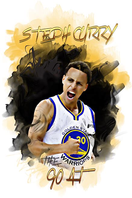 Download Steph Curry Golden State Warriors Artwork