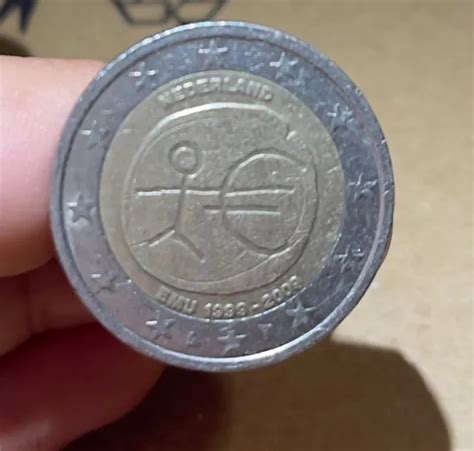 Pi Ce De Euros Rare Bonhomme Uem Nederland Eur