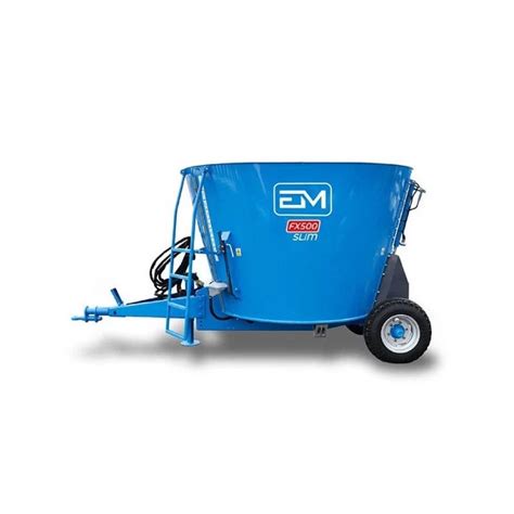 Vertical Mixing Wagon Rino Fx Slim Series Euromilk Trailed Rear