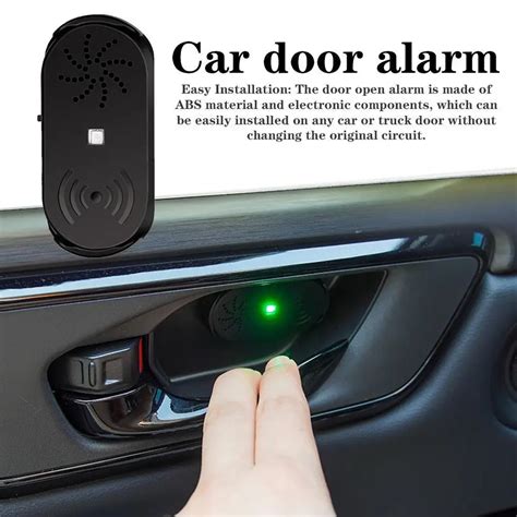 Alarme De Porte De Voiture LED Anti Collision Invite Vocale Induction