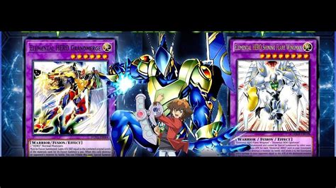 Deck herói do elemento grãonião Yu Gi Oh duel links YouTube