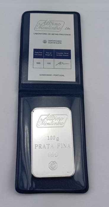 Grams Silver Albino Moutinho Sealed With Certificate