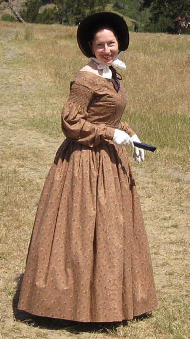 1830s Dress Pioneer Trek Pioneer Dress Pioneer Clothing Pioneer