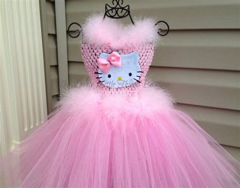 Items Similar To Glamour Kitty Hello Kitty Tutu Dress On Etsy