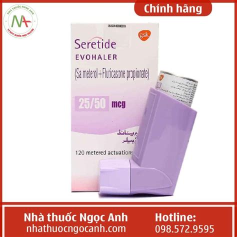 Thuốc Seretide Evohaler DC 25 50 có giá bao nhiêu mua ở đâu