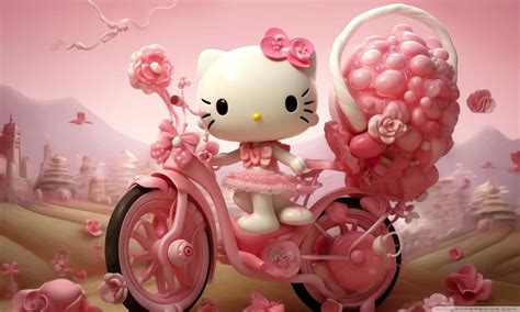 100 3d Hello Kitty Wallpapers