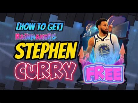 How To GET FREE Rainmakers Stephen Curry NBA 2k Mobile Season 5