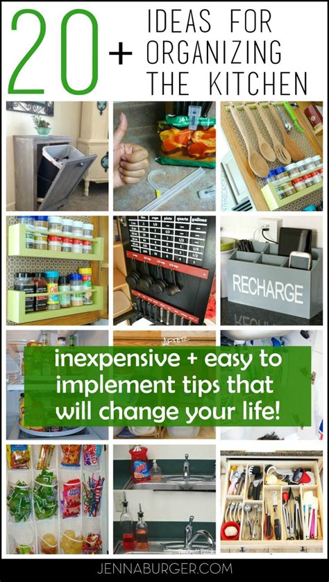 20 Kitchen Organizing Ideas Tips That Will Change Your Life Jenna