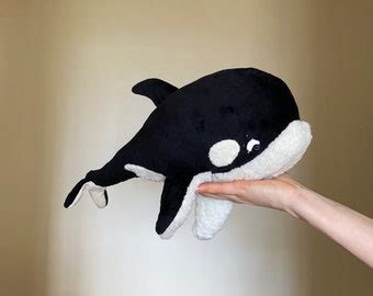 Killer Whale Stuffed Animal Plush Toy Baby Shower - Etsy