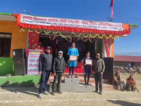 रघुगंगामा चौथो राष्ट्रपति रनिङ शिल्डको उपाधि रघुगंगा माविलाई Myagdi Online