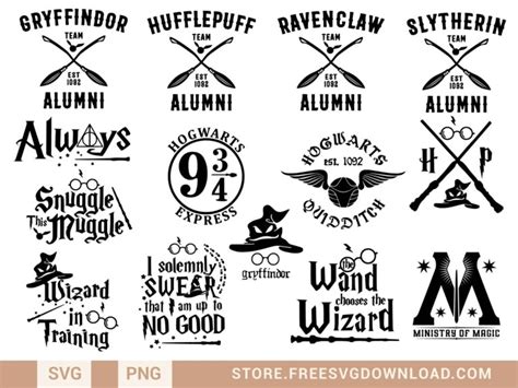 Harry Potter SVG Bundle 2 (FSD-J3) - Store Free SVG Download