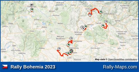 Mapy Zaplanuj Rally Bohemia 2023 MČR RajdTrasa pl