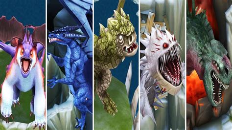 All Land Legendary Dragons Dragons Rise Of Berk Youtube