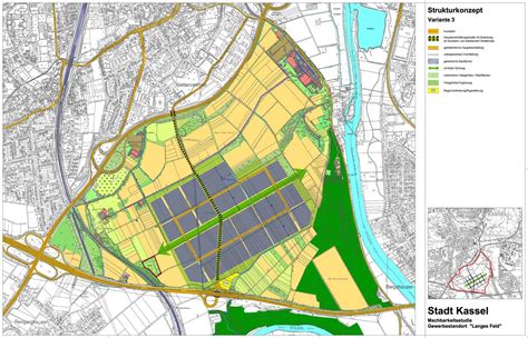 Gewerbe Und Industriegebiet Langes Feld Kassel Planquadrat Dortmund