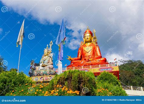 Holy Statue Of Guru Padmasambhava Or Born From A Lotus Guru Rinpoche