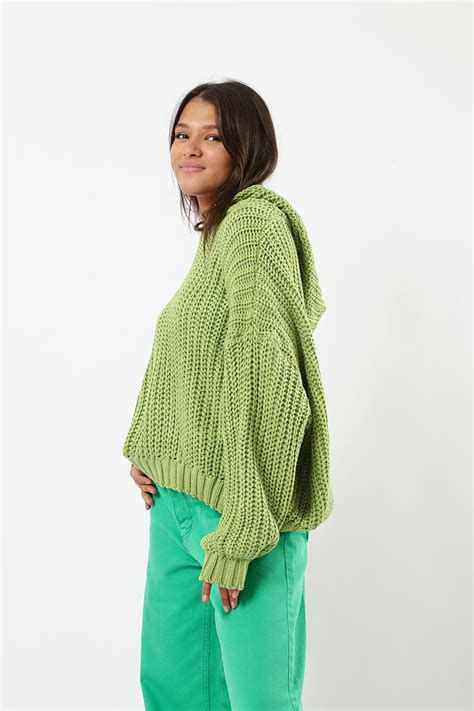 Hooded Sweater In Lime Green Fyi From Dresscode In Egypt