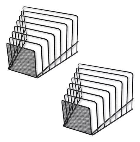 2 Pack Multi Step File Organizer Incline Desktop File Sorter Mercadolivre