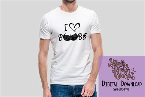 Boob Lover Bundle Svg I Love Boobs Peace Love Boobs Etsy