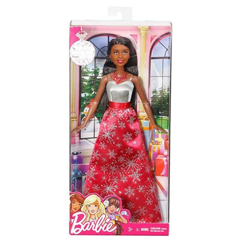 Holiday Barbie® Doll In Snowflake Dress Aa Fdr54 Barbiepedia